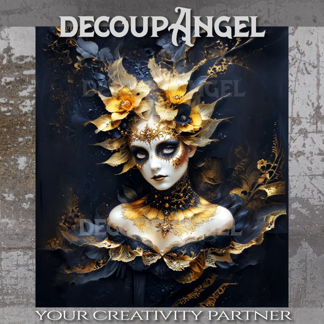 Papel De Seda Mística ouro - A Desnuvem da Rainha das Sombras (Criador carregado)