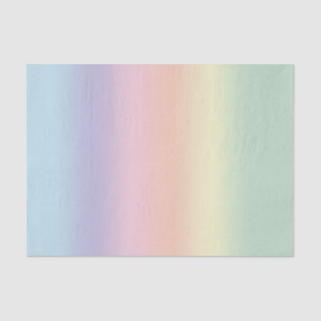Papel De Seda Mistura de Pastel Bonito Arco-Íris (Frente )