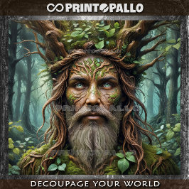 Papel De Seda Mito grego: Drus da árvore (Treant)