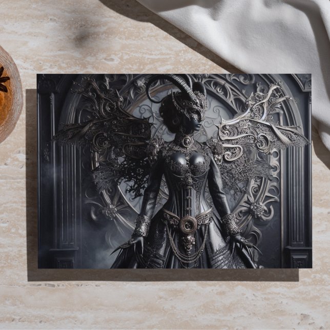 Papel De Seda Moda de Fantasia Steampunk Escuridão Demônio  (Criador carregado)