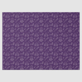Papel De Seda Modelo de Capacete de Cavaleiro Medieval Roxo