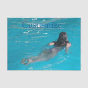 Papel De Seda Modelo feminino de natação Thunder_Cove