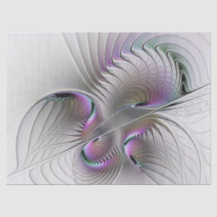 Papel De Seda Modern Abstrato Shy Fantasy Figura Arte Fractal