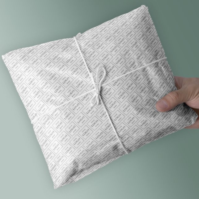 Papel De Seda Modern Custom Company Logo Business Promotional (Criador carregado)