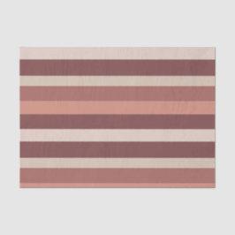 Papel De Seda Moderna Linear | Rosa Antiga & Cobre