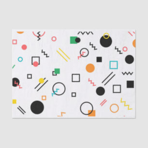 Papel De Seda Moderno, brincalhão, legal, tendências, geométrico