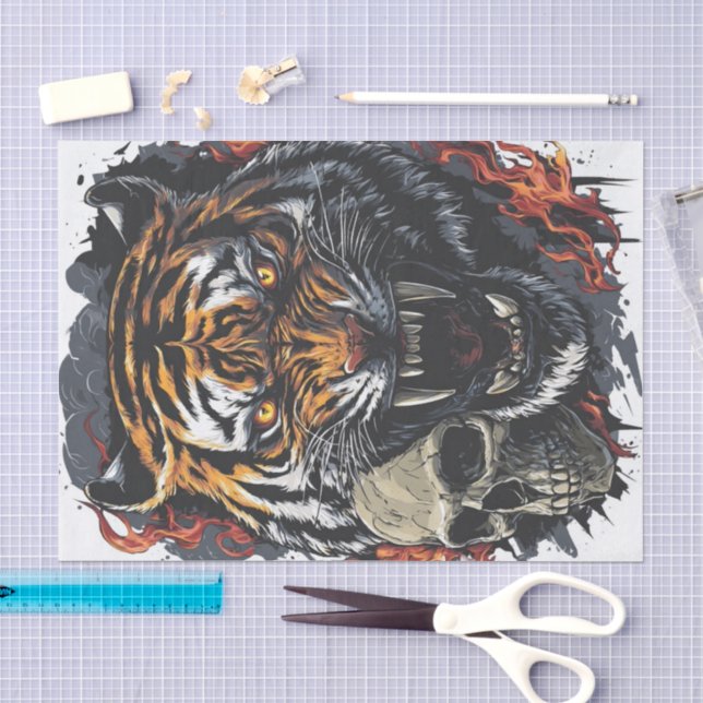 Papel De Seda Modo Fera2  (Arte )