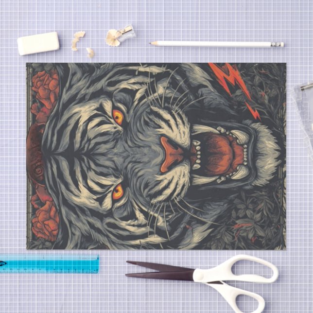 Papel De Seda Modo Fera5 (Arte )
