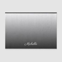 Papel De Seda Modos negros de cinzas personalizados