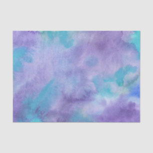 Papel De Seda Mola verde-Abstrato violeta-púrpura