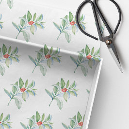 Papel De Seda Molercolor de Natal Magenta