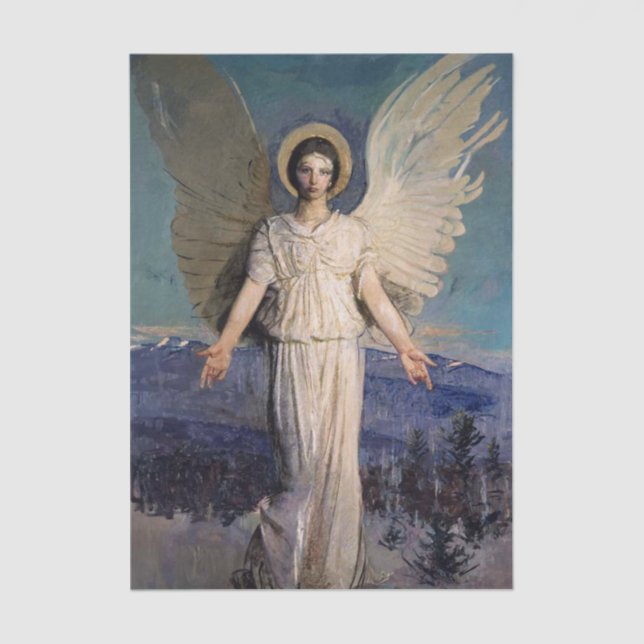 Papel De Seda Monadnock Angel by Abbott Handerson Thayer (Frente )