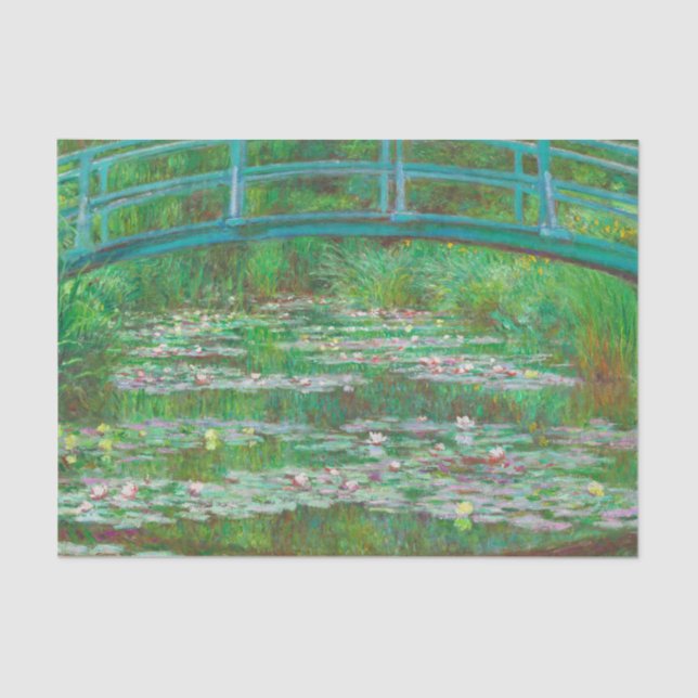 Papel De Seda Monet, A Ponte Japonesa (Frente )