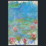 Papel De Seda ** Monet Lily Pond Floral AR23 Vintage Decoupage<br><div class="desc">Arte Clássica Energeticamente Avançada - Grunge Monet Water Lily Floral Clássica Painting Artística Única Criativa moderna e romântica Monet Lily Pond Floral Vintage com falso Grunge Background Abstrato, antiga letra, TISSUE PAPEL. Há um rico Teal Blue para despertar os sentidos. (PESQUISAR AR23 para designs semelhantes) É uma Design feminina de...</div>