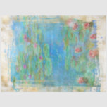 Papel De Seda ** Monet Lily Pond Floral Vintage Decoupage AR23<br><div class="desc">Arte Clássica Energeticamente Aprimorada - Grunge Floral Clássica Famous Painting Artística Única Criativa Moderna e Romântica Decoupage Monet Lily Pond Floral Vintage com Faux Grunge Background Abstrato com Escrita Manuscrita Antiga DECOUPAGE TISSUE PAPER. Há um rico Teal Blue para despertar os sentidos. (PESQUISAR AR23 para designs semelhantes) É uma Design...</div>