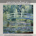Papel De Seda Monet - Lírios d'água e desacoplamento de ponte ja<br><div class="desc">Este artigo de dissociação apresenta uma fotografia de alta resolução dos Lírios de Água de Claude Monet e da Ponte Japonesa, obra-prima que captura a serenidade pacífica do jardim de Monet em Giverny. A pintura retrata a icônica ponte japonesa arquitetando graciosamente sobre uma lagoa cheia de lírios de água delicados,...</div>