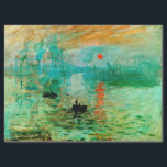 PAPEL DE SEDA MONET - SUNRISMO DE IMPRESSÃO<br><div class="desc">Uma imagem digitalmente melhorada (iluminada) de uma das pinturas de Monet mais abstrato,  chamada Impression Sunrise.  Adaptado a essas cores mais brilhantes para o projeto personalizado de desacoplamento de móveis.</div>