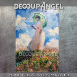 Papel De Seda Monet- Suzanne Hoschedé Decoupage<br><div class="desc">Este lenço de papel apresenta uma fotografia de alta resolução de Suzanne Hoschedé, de Claude Monet, um retrato gentil e íntimo da sua enteada. A técnica impressionista de Monet é evidente na mistura suave de cores, nas pinceladas delicadas e no jogo de luz sobre as características e os arredores de...</div>