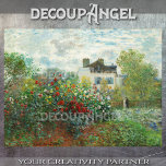 Papel De Seda Monet - Um canto do jardim com Dahlias Decoupa<br><div class="desc">Este lenço de papel apresenta uma fotografia de alta resolução de Claude Monet A Corner of the Garden com Dahlias, uma impressionante obra-prima impressionista que mostra uma cena de jardim vibrante banhada em luz natural. A pintura dá vida às texturas luxuosas e cores de dálias florescentes, capturando a beleza tranquila...</div>