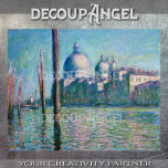 Papel De Seda Monet- Veneza, Decoupage do Grande Canal<br><div class="desc">Este documento de desvinculação apresenta uma fotografia de alta resolução do Le Grand Canal de Claude Monet, um retrato requintado das vias navegáveis icônicas de Veneza. O estilo impressionista de Monet captura lindamente as reflexões sombrias da luz sobre a superfície do canal e o brilho atmosférico em torno da arquitetura...</div>