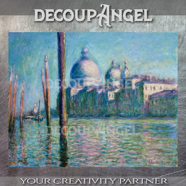 Papel De Seda Monet- Veneza, Decoupage do Grande Canal