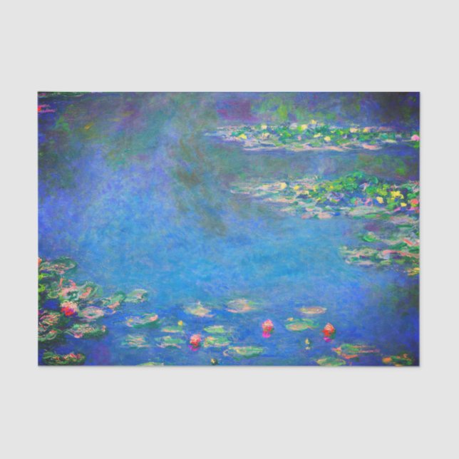 Papel De Seda Monet Water Lily 1906 (Frente )