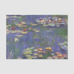 Papel De Seda Monet Water Lily - Pintura de plataforma