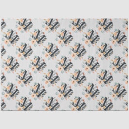 Papel De Seda Monograma Elegante design - Letra M padrão 1