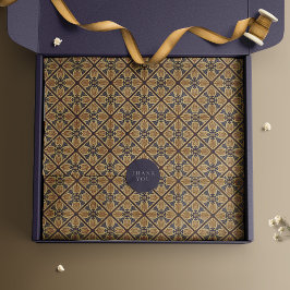 Papel De Seda Monogramas Vintage Primrose Art Nouveau Deco