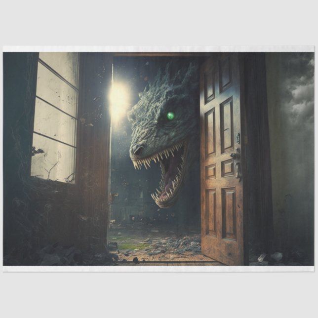 Papel De Seda Monster lurk (Frente )