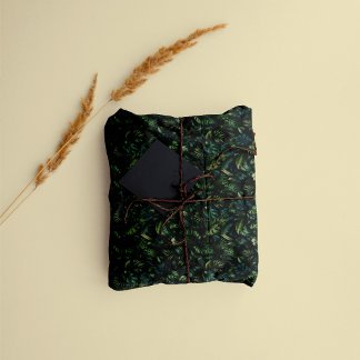 Papel De Seda Monstera Tropical Botânica Verde Selva 