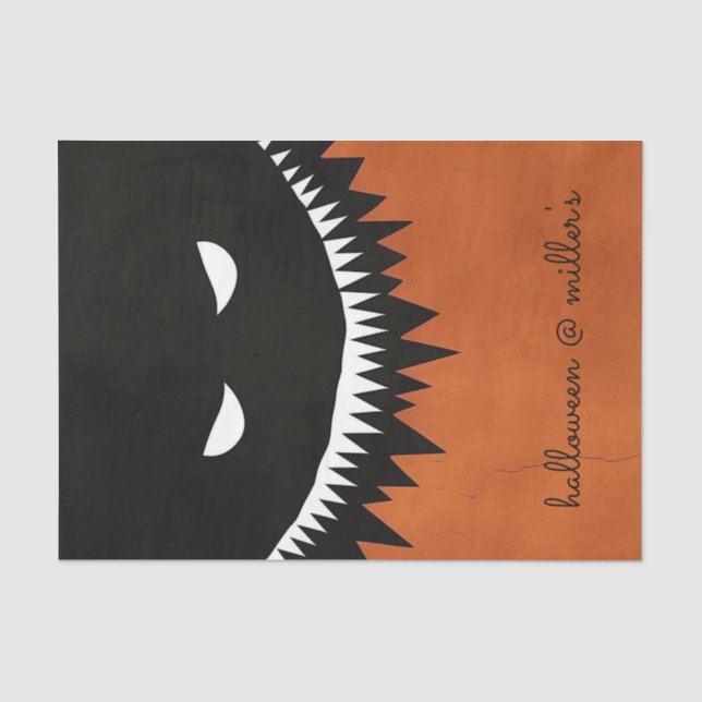 Papel De Seda Monstro das Halloween (Frente )