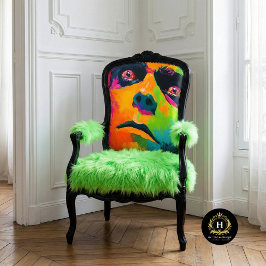 Papel De Seda Monstro de Frankenstein Neon Pop Art Decoupage