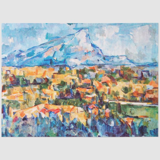 Papel De Seda Mont Sainte-Victoire, Paul Cezanne (Frente )