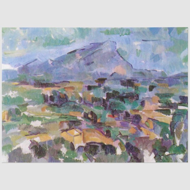 Papel De Seda Mont Sainte-Victoire, Paul Cezanne (Frente )