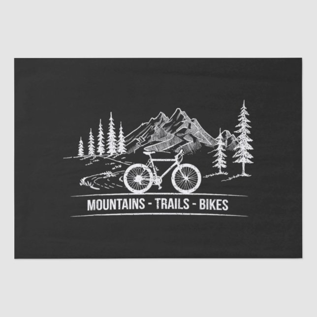 Papel De Seda Montanha - Bicicleta de bicicleta de bicicleta (Frente )