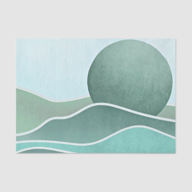 Papel De Seda Montanha Boho (Frente )