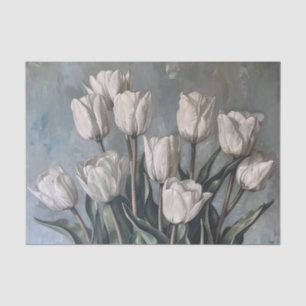 Papel De Seda Moody Floral Tulips