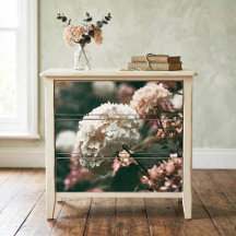 Moody Ivory Vintage Decoupagem de Hortênsia de Jar