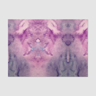 Papel De Seda Moody Purple Abstrato Tie Dye