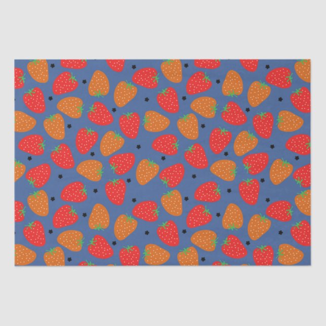 Papel De Seda Morango Doce (Frente )