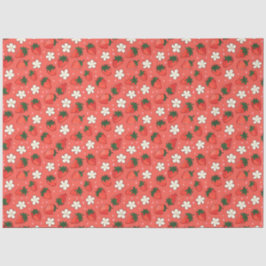 Papel De Seda Morango Vermelho