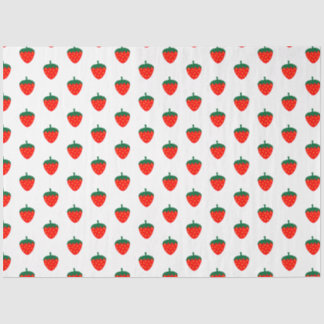 Papel De Seda Morangos Verão Fruta Vermelha Produtos à base de F