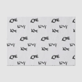 Papel De Seda Morcegos de amor e pombos de amor