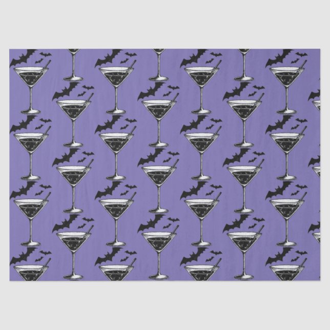 Papel De Seda Morcegos Martini (Frente )