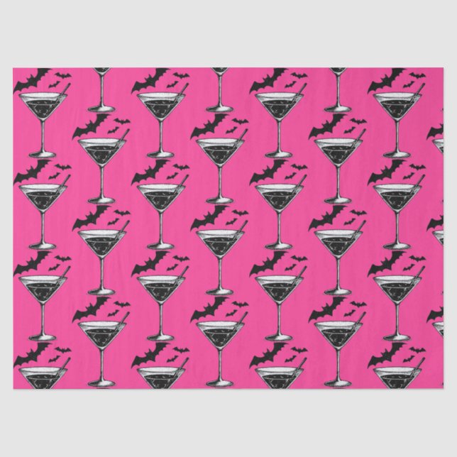 Papel De Seda Morcegos Martini (Frente )