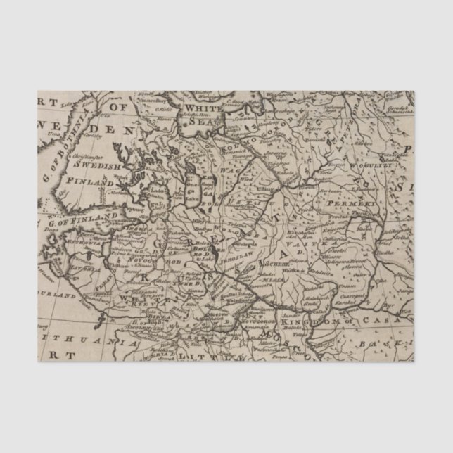 Papel De Seda Moscovy, Rússia (Frente )