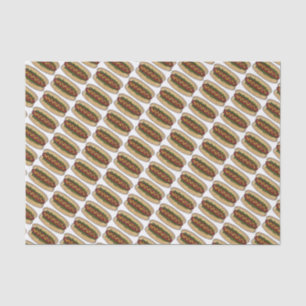 Papel De Seda Mostarda de Cachorro Quente Relish Frankfurter Hot
