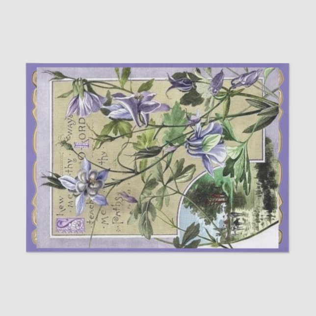 Papel De Seda Mostre-me Thy maneira (Frente )