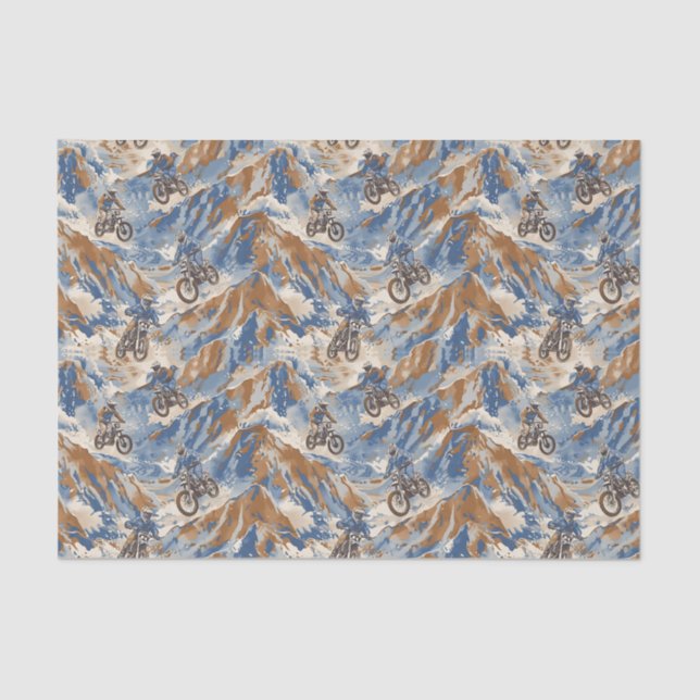 Papel De Seda Motocross (Frente )